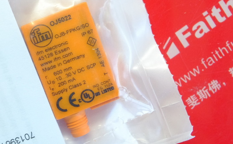 Ifm OJ5022 IFM Diffuse Reflectance Photoelectric Switch OJB-FPKG/SO/