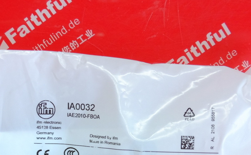 Ifm IA0032 IFM Inductive Proximity Switch IAE2010-FBOA