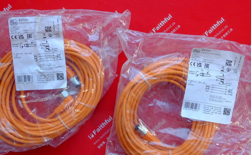 Ifm EVT051 IFM connection cable VDOAH040VAS0010E04STGH040VAS