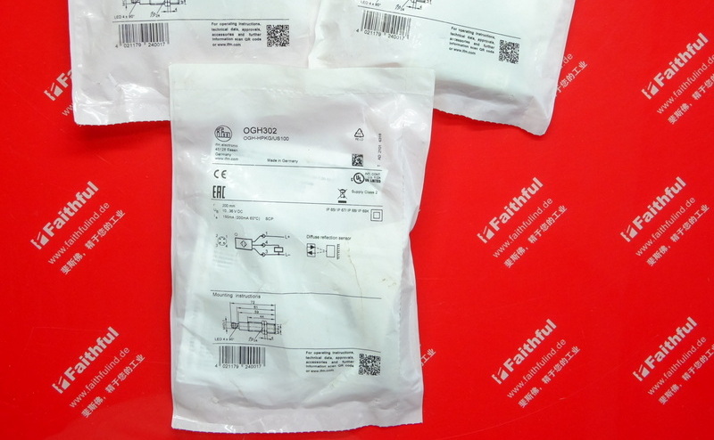 Ifm OGH302 IFM Diffuse Reflectance Photoelectric Switch OGH-HPKG with Background Cancellation/US100