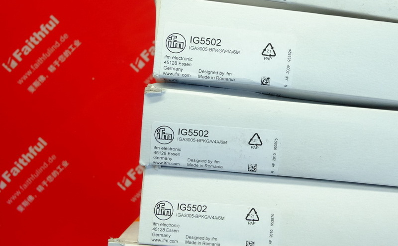 Ifm IG5502 IFM Inductive Proximity Switch IGA3005-BPKG/V4A/6M
