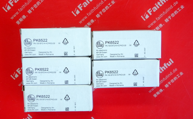 Ifm PK6522 IFM Pressure sensor with intuitive switching point setting PK-100-SFG14-HCPKG/US/ /W