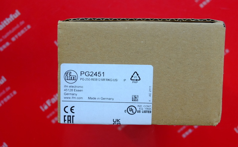 IFM PG2451 IFM Pressure sensor PG-250-REB12-MFRKG with analog display/US/ /P