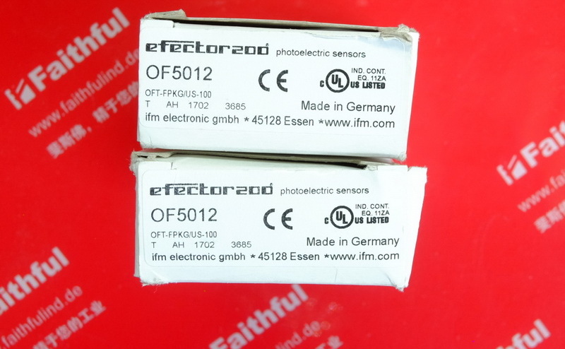 IFM OF5012 IFM Diffuse Optical Switch OFT-FPKG/US-100