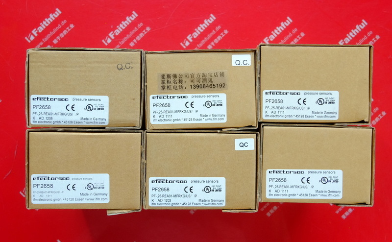 Ifm PF2658 IFM Flush Pressure Sensor PF-,25-REA01-MFRKG/US/ /P