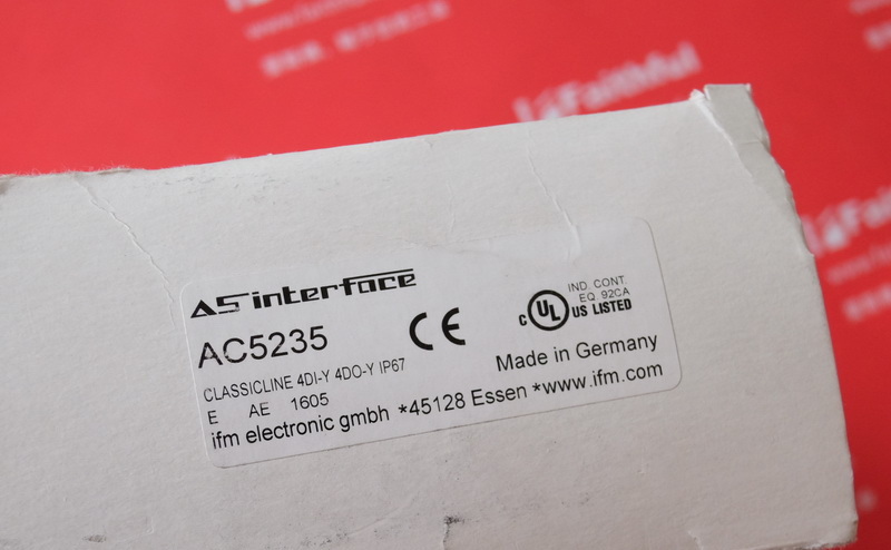 Ifm AC5235 IFM AS-Interface ClassicLine Module with Quick Install Technology ClassicLine 4DI-Y 4DO-Y IP67