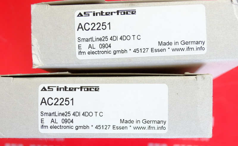 Ifm AC2251 IFMAS-Interface control cabinet module SmartL25 4DI 4DO T C