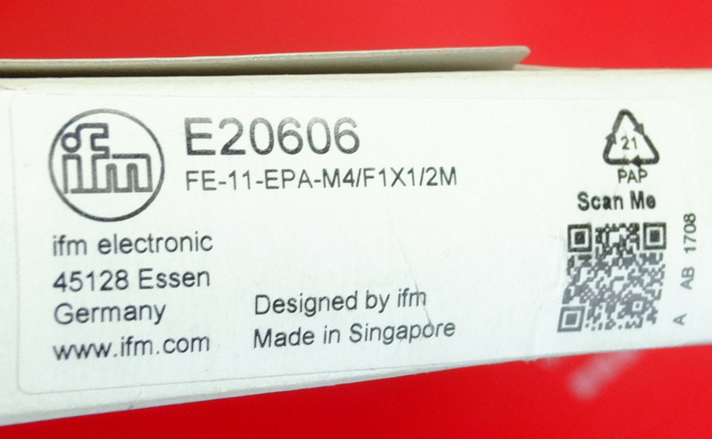 Ifm E20606 IFM Optic Fiber Optic Amplifier FE-11-EPA-M4/F1X1/2M