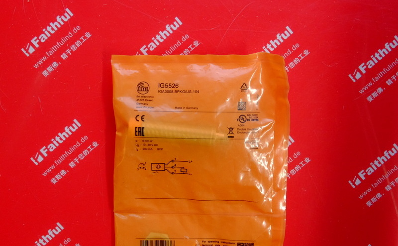 Ifm IG5526 IFM Inductive Proximity Switch IGA3008-BPKG/US-104