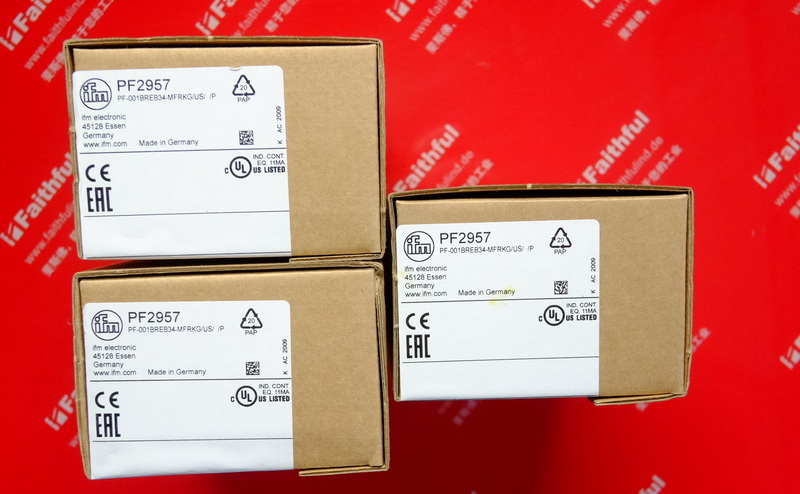 Ifm PF2957 IFM Flush Pressure Sensor PF-001BREB34-MFRKG/US/ /P