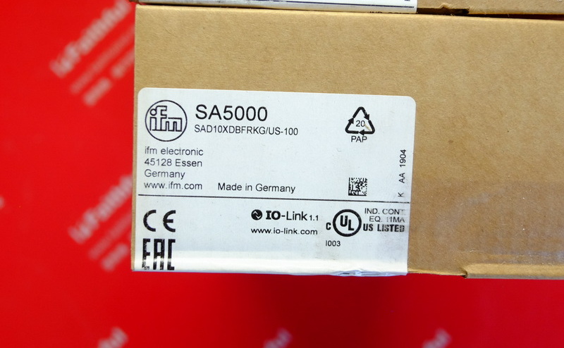 Ifm SA5000 IFM Flow Sensor SAD10XDBFRKG/US-100