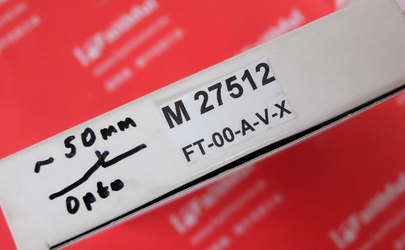IFM M27512 IFM Fiber Optic Sensor FT-00-A-V-X