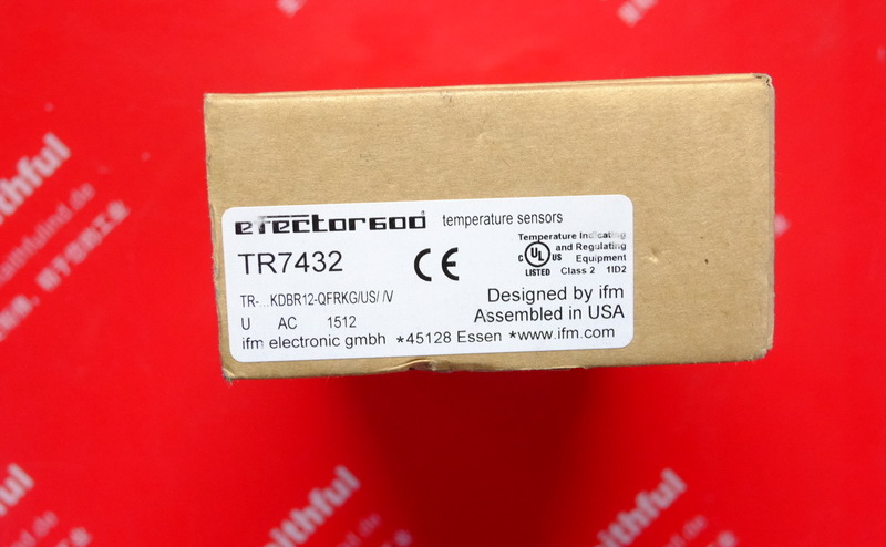 Ifm TR7432 IFM for PT100/PT1000 thermal resistance probe estimation unit with display TR-...KDBR12-QFRKG/US/....../V