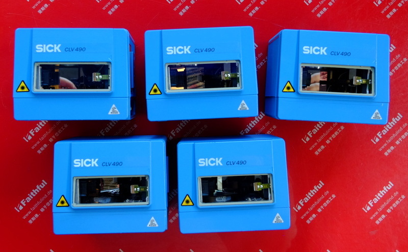Sick CLV490-0010 SICK used industrial barcode scanning sensor 1016958
