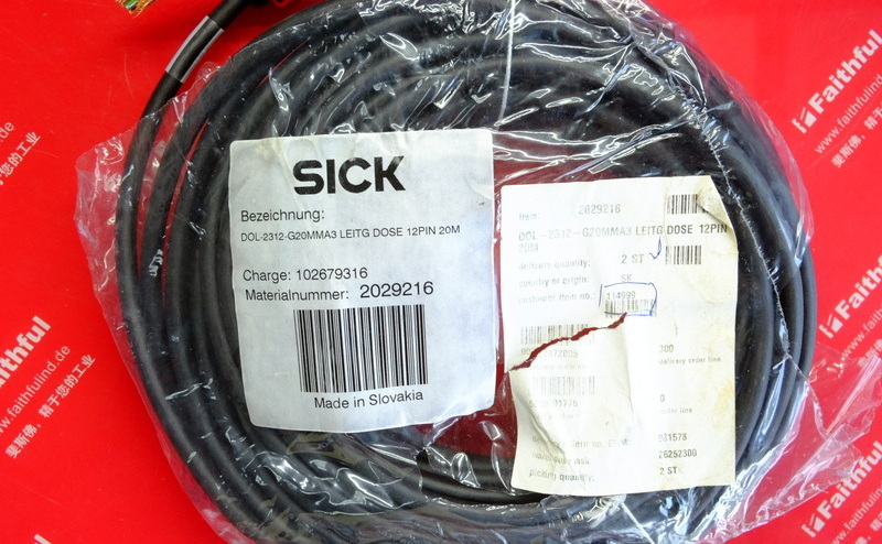 Sick 2029216 SICK Cable DOL-2312-G20MMA3 M23 12 Core 20m