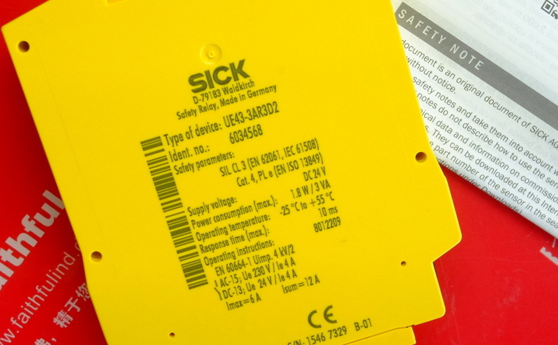 Sick UE43-3AR3D2 SICK Safety Relay 6034568 UE43-3AR