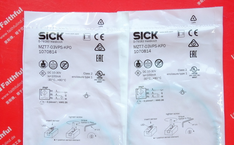 Sick MZT7-03VPS-KP0 SICKT cylinder position sensor 1070814