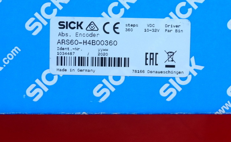 Sick ARS60-H4B00360 SICK Encoder 1034487 SSI Parallel
