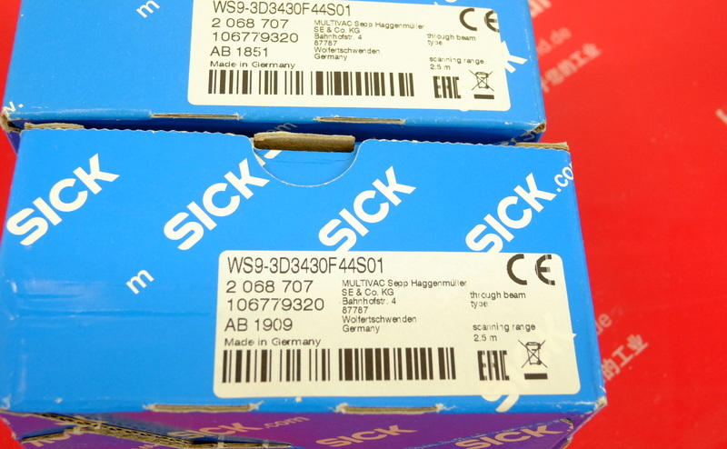 Sick WS9-3D3430F44S01 SICK Photoelectric Sensor 2068707 multivac