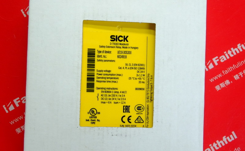 Sick UE10-3OS3D0 SICK Security Module 6024918 UE10-3OS