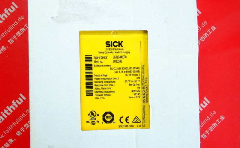 Sick UE410-MU3T0 SICK Safety Master Module 6035242 UE410-MU