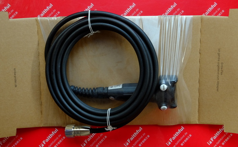 Euchner 092996 EUCHNER3 class authorization switch ZSB2B4G05C-C2044 ZSB G1 shell/-button with RC17 round plug cable