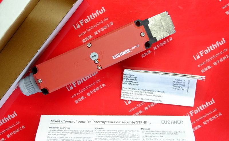 Euchner 100105 EUCHNERSTP-BI-State series safety switch STP-BI-3A-2131A024SR11 SR11 round plug