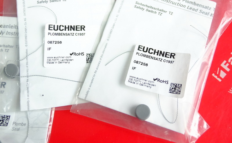 Euchner 087256 EUCHNER lead seal fitting PLOMBENSATZ C1937 lead seal fitting suitable for emergency unlocking device