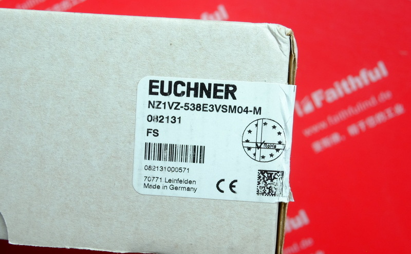 Euchner 082131 EUCHNERNZ.VZ.VSM safety switch NZ1VZ-538E3VSM04-M, energized to unlock