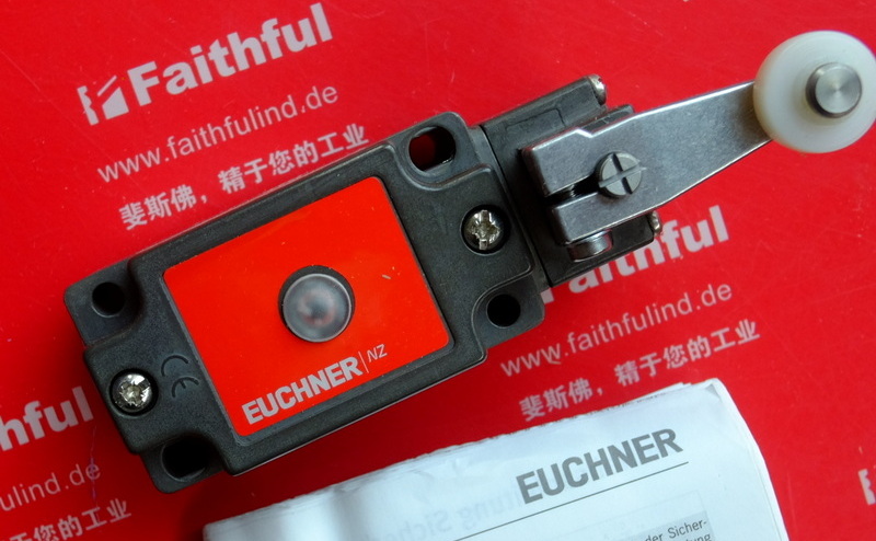 Euchner 086527 EUCHNER safety switch NZ1HB-528L060GE-M, swivel lever with plastic roller