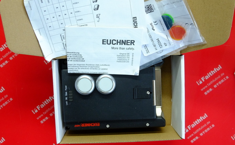 Euchner 121053 EUCHNER locking module MGB-L2-ARA-AL1A1-M-R-121053, electromagnetic locking, equipped with 2 buttons