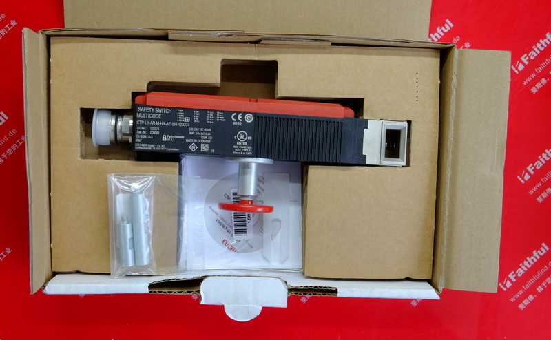 Euchner 123374 EUCHNERCTP-AR transponder coded safety switch CTP-L1-AR-M-HA-AE-SH-123374,M23, with escape unlock function