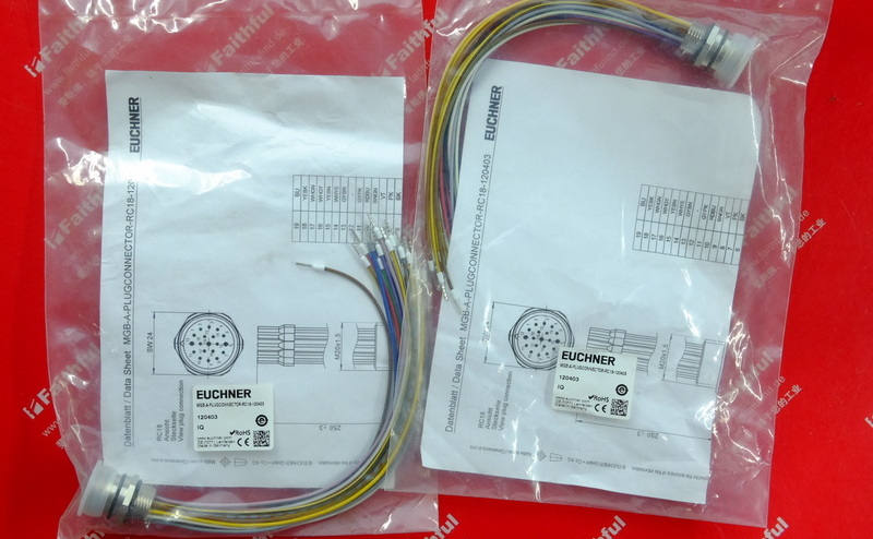 Euchner 120403 EUCHNERRC18 built-in connector MGB-A-PLUGCONNECTOR-RC18-120403