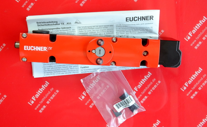 Euchner 094403 EUCHNERTX ASi series safety switch TX1B-A024SEM4AS1,M12 round plug, energized to unlock