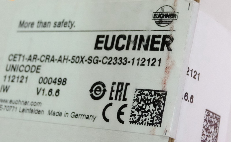 Euchner 112121 EUCHNER non-contact safety switch CET1-AR-CRA-AH-50X-SG-C2333-112121,M12, equipped with padlock device