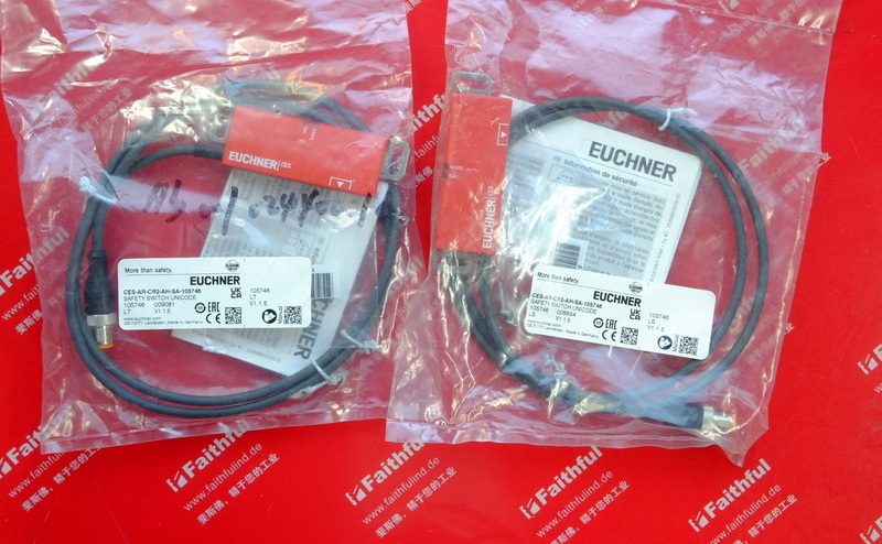 Euchner 105746 EUCHNER non-contact safety switch CES-AR-CR2-AH-SA-105746,M12 round connector, PUR