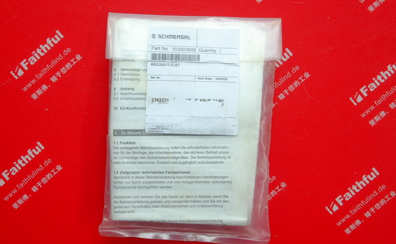 Schmersal 103003606 SCHMERSAL Electronic Safety Sensor RSS260-I1-D-ST