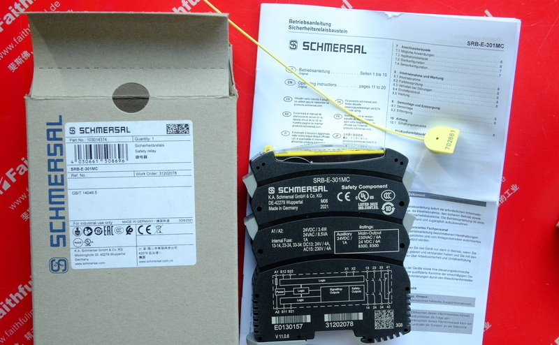 Schmersal 103014374 SCHMERSAL multi-function security monitoring module SRB-E-301MC