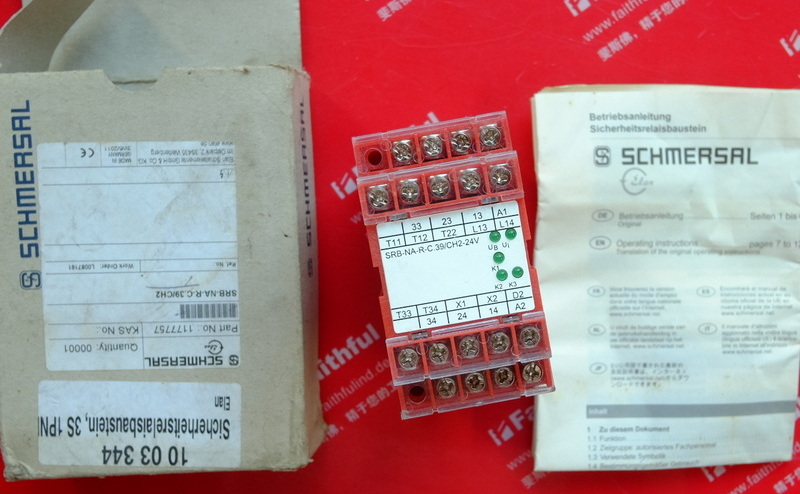 Schmersal 101177757 SCHMERSAL Safety Relay Module SRB-NA-R-C.39/CH2-24V