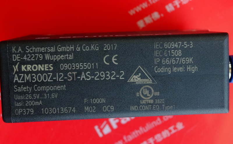 Schmersal 103013674 SCHMERSAL electromagnetic safety lock AZM300Z-I2-ST-AS-2932-2