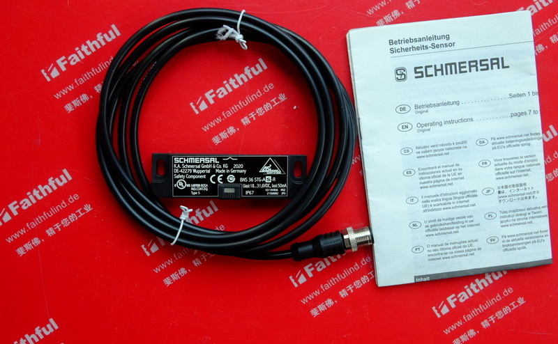 Schmersal 101194956 SCHMERSAL Magnetic Safety Sensor BNS 36 STG-AS-R
