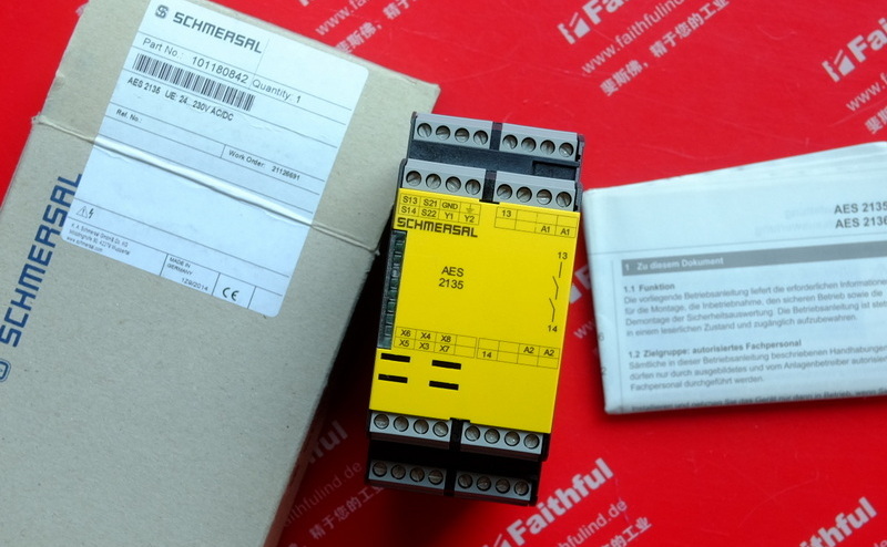 Schmersal 101180842 SCHMERSAL Safety Relay Module AES 2135 UE: 24...230V AC/DC