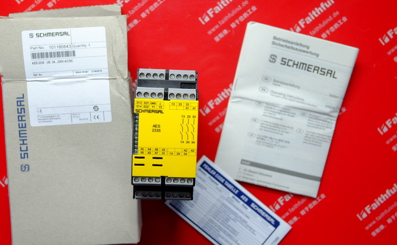 Schmersal 101180843 SCHMERSAL Safety Relay Module AES 2335 UE: 24...230V AC/DC