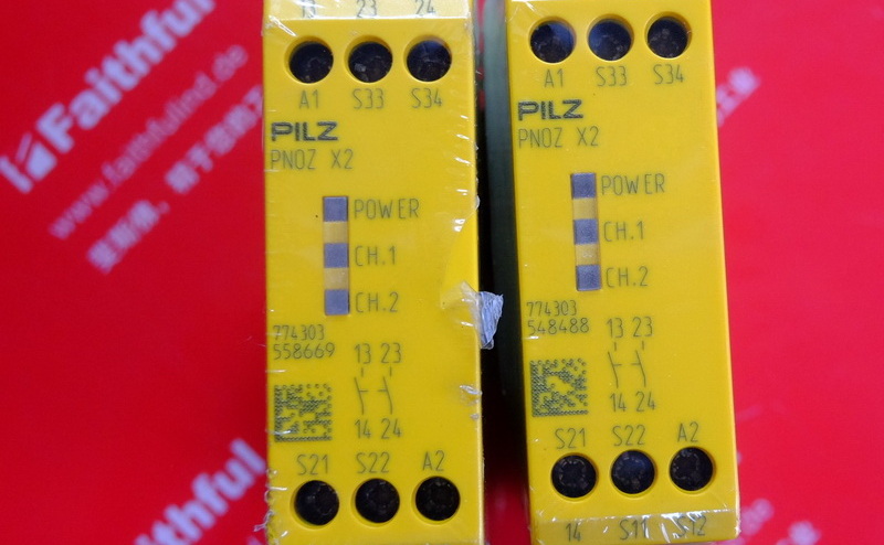 Pilz 774303 PILZ Safety Relay Module PNOZ X2 24VAC/DC 2n/o