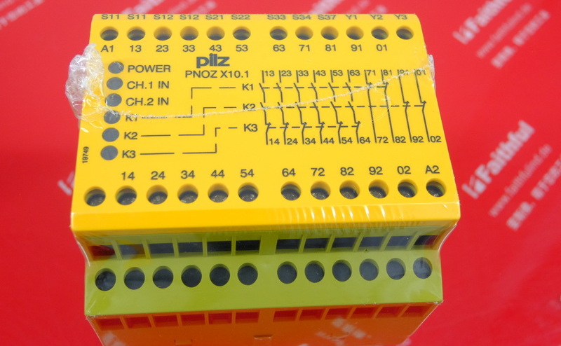pilz 774749 PILZ Safety Relay Module PNOZ X10.1 24VDC 6n/o 4n/c 6LED