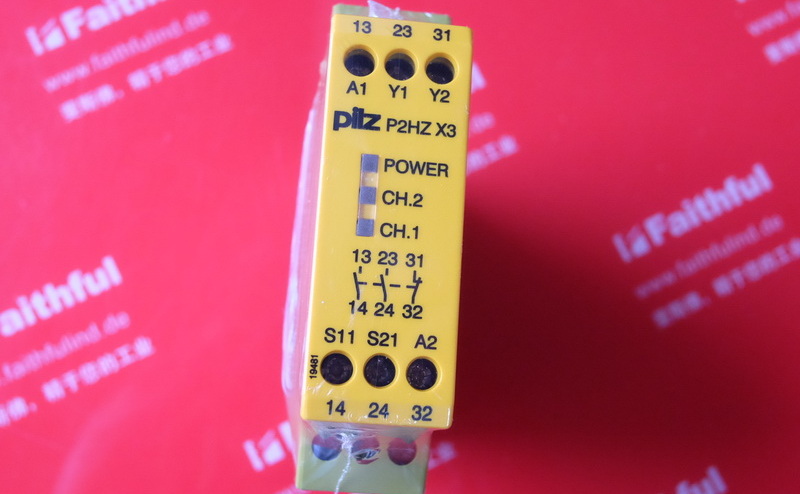 pilz 774350 PILZ two-hand safety monitoring relay module P2HZ X3 24VDC 2n/o 1n/c