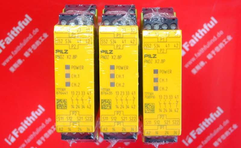pilz 777301 PILZ Safety Relay Module PNOZ X2.8P 24VACDC 3n/o 1n/c