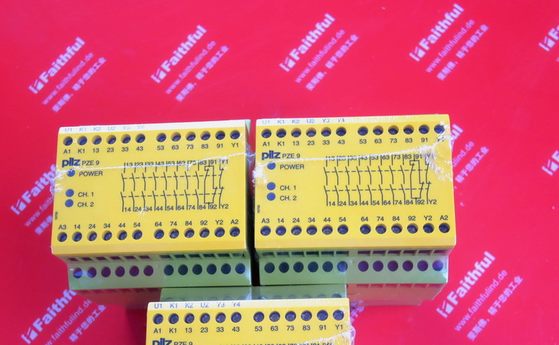 pilz 774150 PILZ Safety Relay Module PZE 9 24VDC 8n/o 1n/c