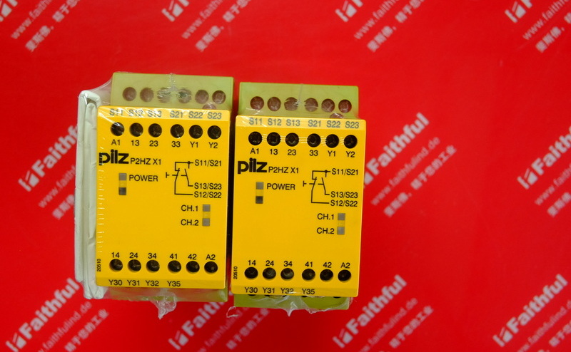 pilz 774340 PILZ two-hand safety monitoring relay module P2HZ X1 24VDC 3n/o 1n/c