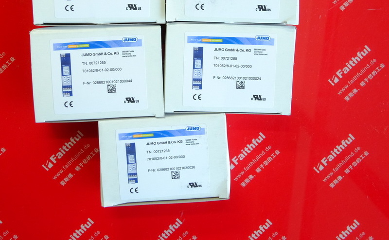 Jumo 00721265 JUMODIN rail mounted electronic thermostat eTRON T100 701052/8-01-02-00/000